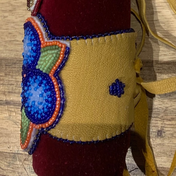 Beaded Blueberry Cuff Bracelet - Picture 4 of 4